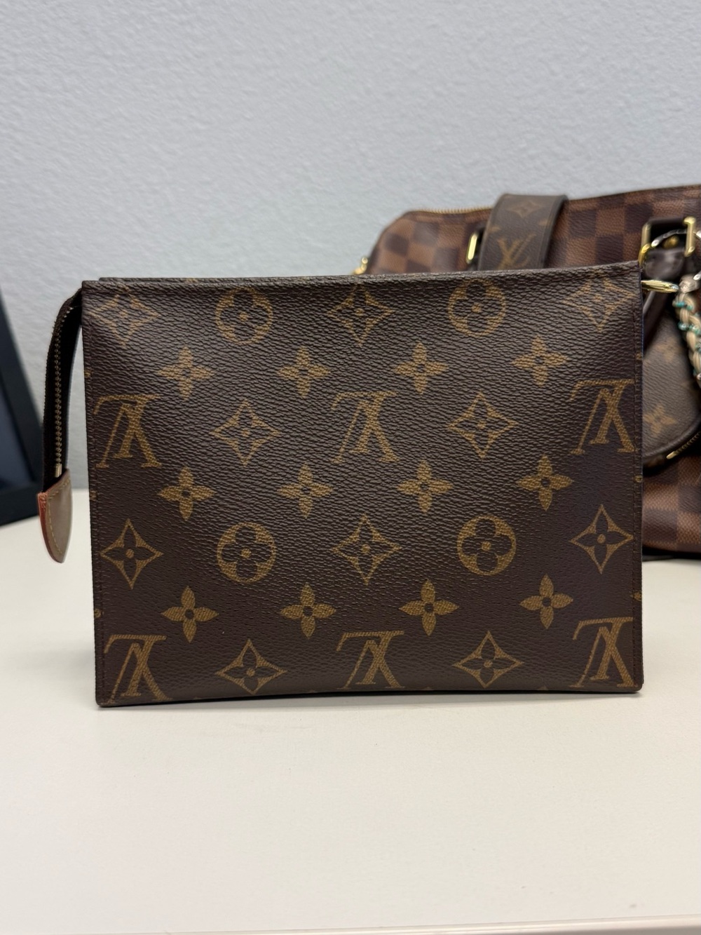 Louis Vuitton Brown Monogram Canvas Toiletry 19 Pouch - Picture 2 of 9